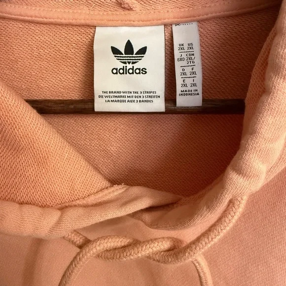 Adidas Light Pink Hoodie for Men - Picture 4 of 4